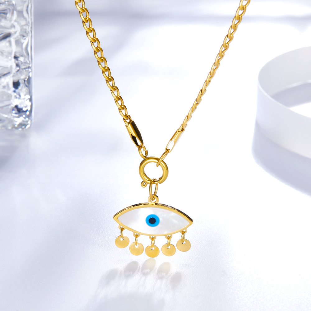 Women'S Fashion Show 2022 - Blaue Augen Charms Halsband für Frau,