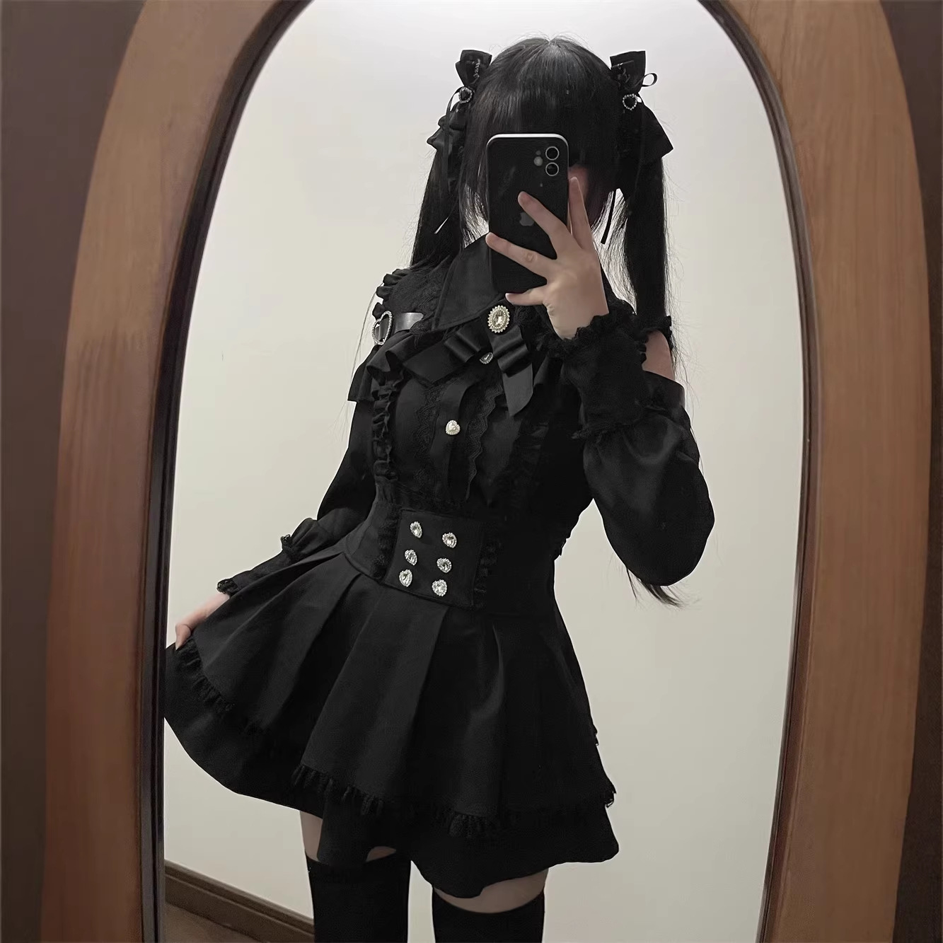 Women Fashion Japan - Lolita-Hemden Jirai Kei Mode Kawaii Kleidung