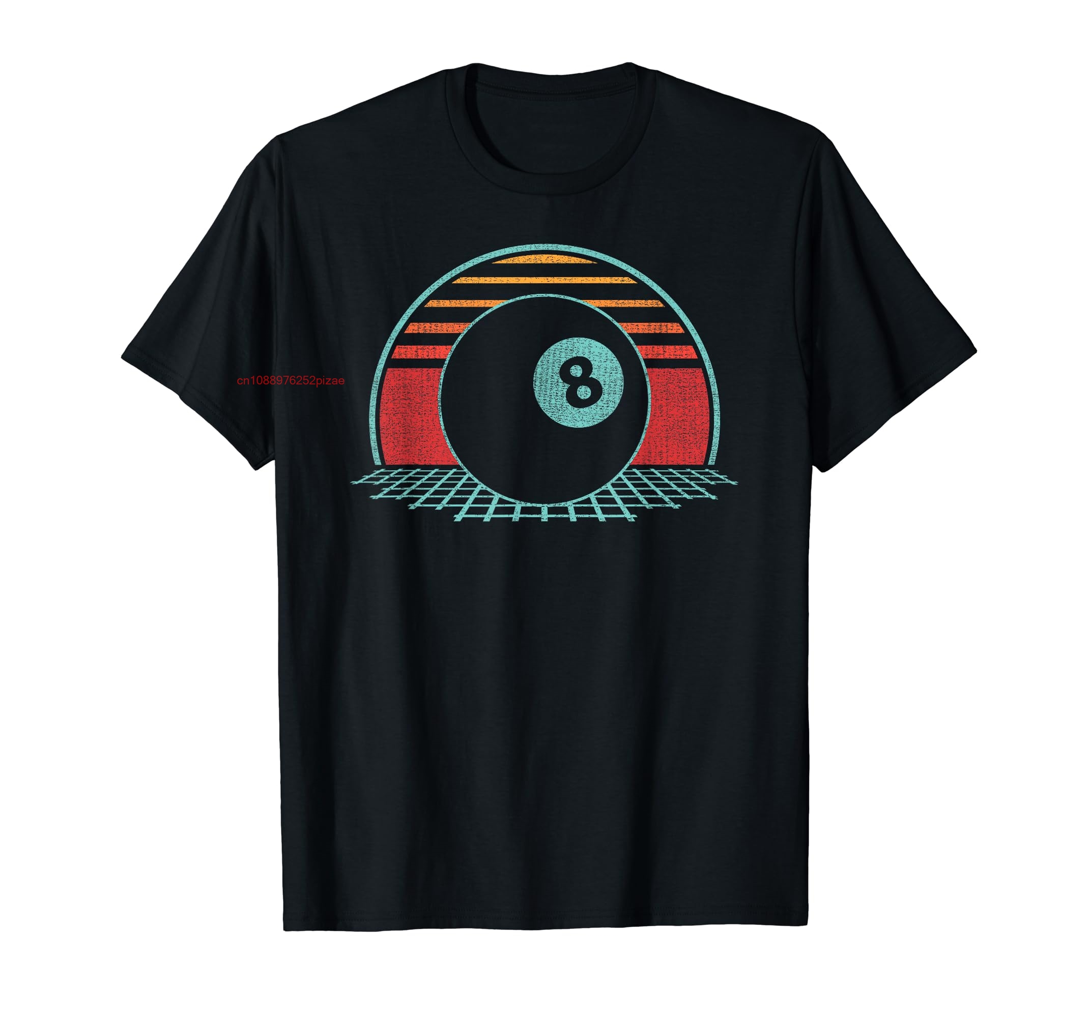 Women Fashion 80S - 100 % Baumwolle Pool Player Billard