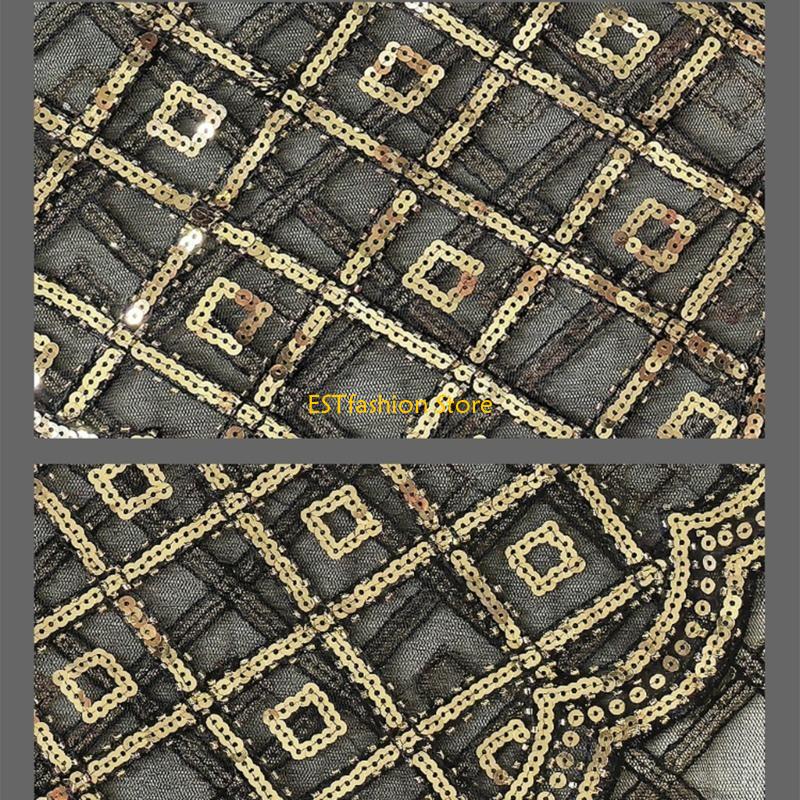 Women'S Fashion Roaring 20S - Y5GC Schal mit Perlen und Pailletten,