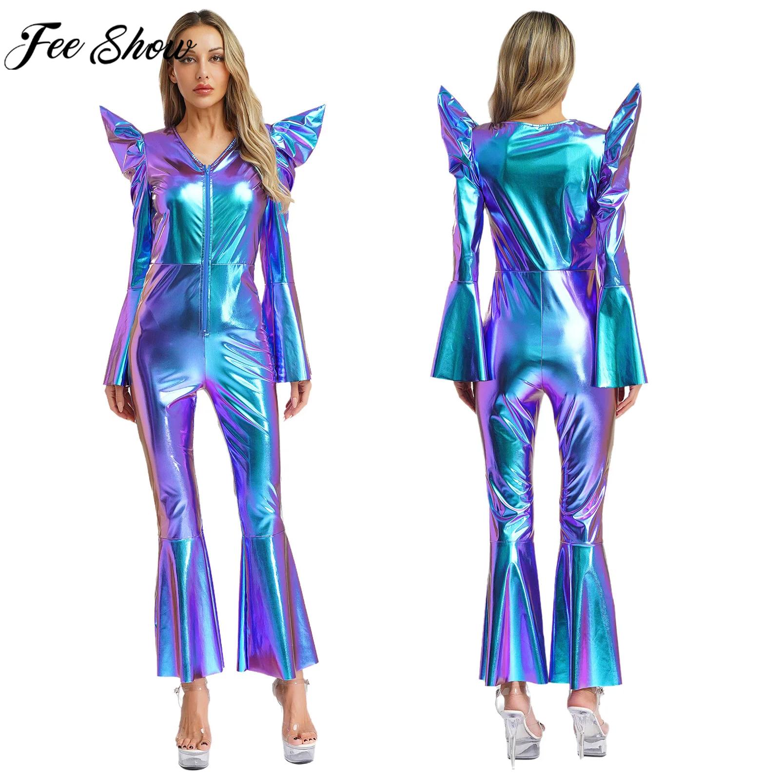Women'S Fashion From The 70S - Damen 70er Disco Hippie Cosplay Kostüm