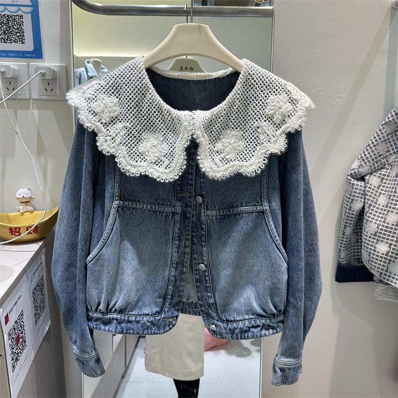 Women'S Fashion Denim Jacket - Frauen Frühling Herbst Neue Koreanische Stil