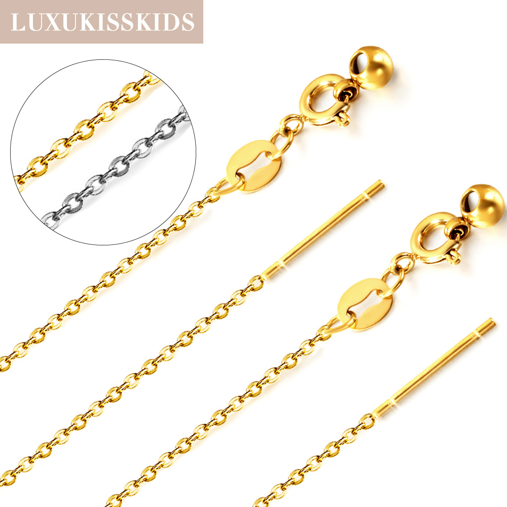 Women'S Fashion Show 2022 - LUXUKISSKIDS 1 mm O-Ketten-Halsketten, Schmuckherstellung, Teil,