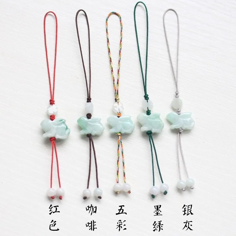 Women Fashion Jewellery - Anpassung Natürlicher Smaragd Chinesisches Kaninchen DIY