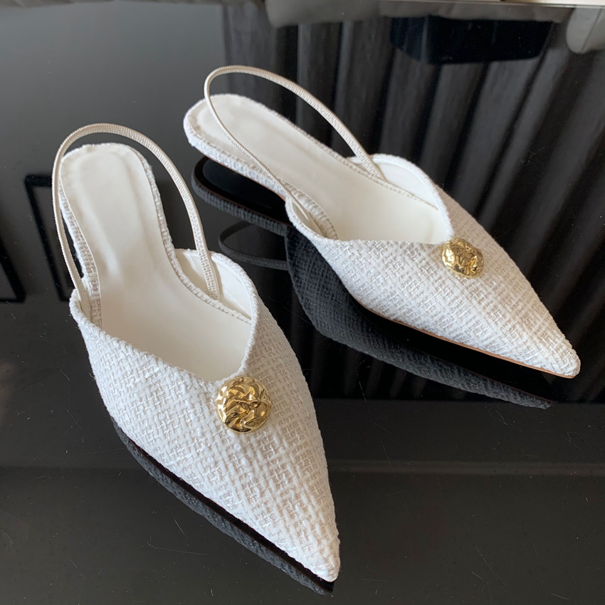 Women'S Fashion For 2025 - 2025 Neue Marken-Damensandalen: Modische spitze Slip-On-Schuhe