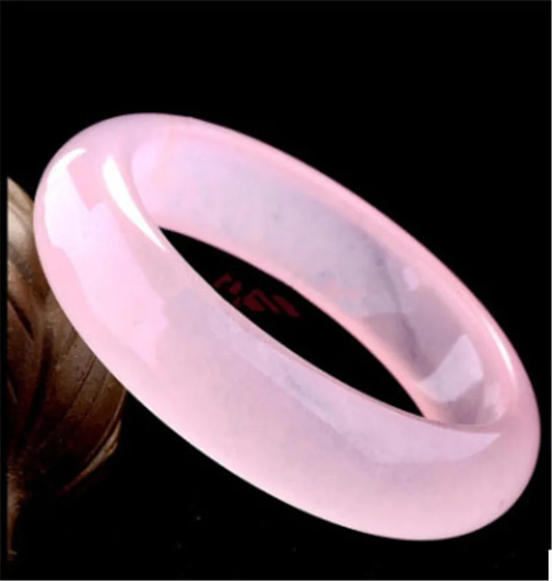 Women Fashion Jewellery - Natürliches rosa chinesisches Jade-Armband, Schmuck, Modeaccessoires,