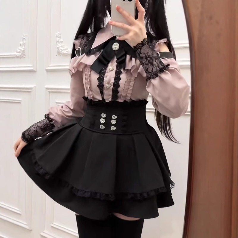 Damen Jirai Kei Outfit Japanis – Women'S Y2K Fashion Aesthetic Bewertung und Preis