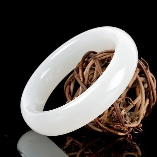 Echte Natürliche Weiße Jade Ar – Women Fashion Jewellery Bewertung und Preis
