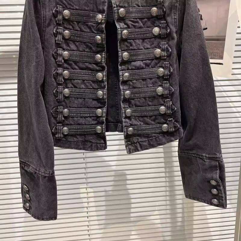 2026 Herbst Neue Mode Metallsc – Women'S Fashion Denim Jacket Bewertung und Preis
