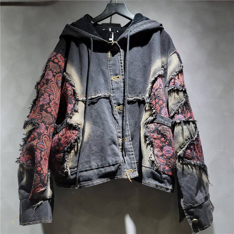 WTHT Mode frauen Waschen Patch – Women'S Fashion Denim Jacket Bewertung und Preis