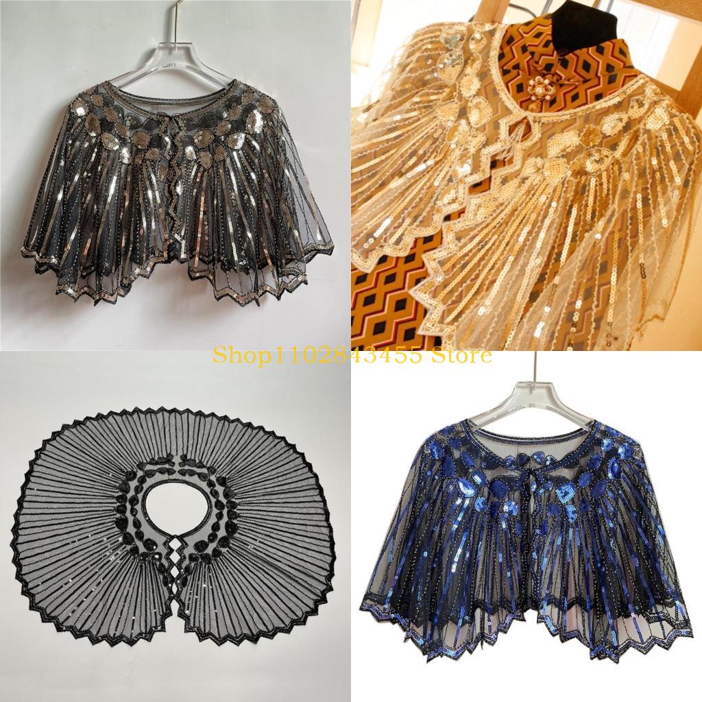 49MC Pailletten-Flapper-Schal, – Women'S Fashion Roaring 20S Bewertung und Preis