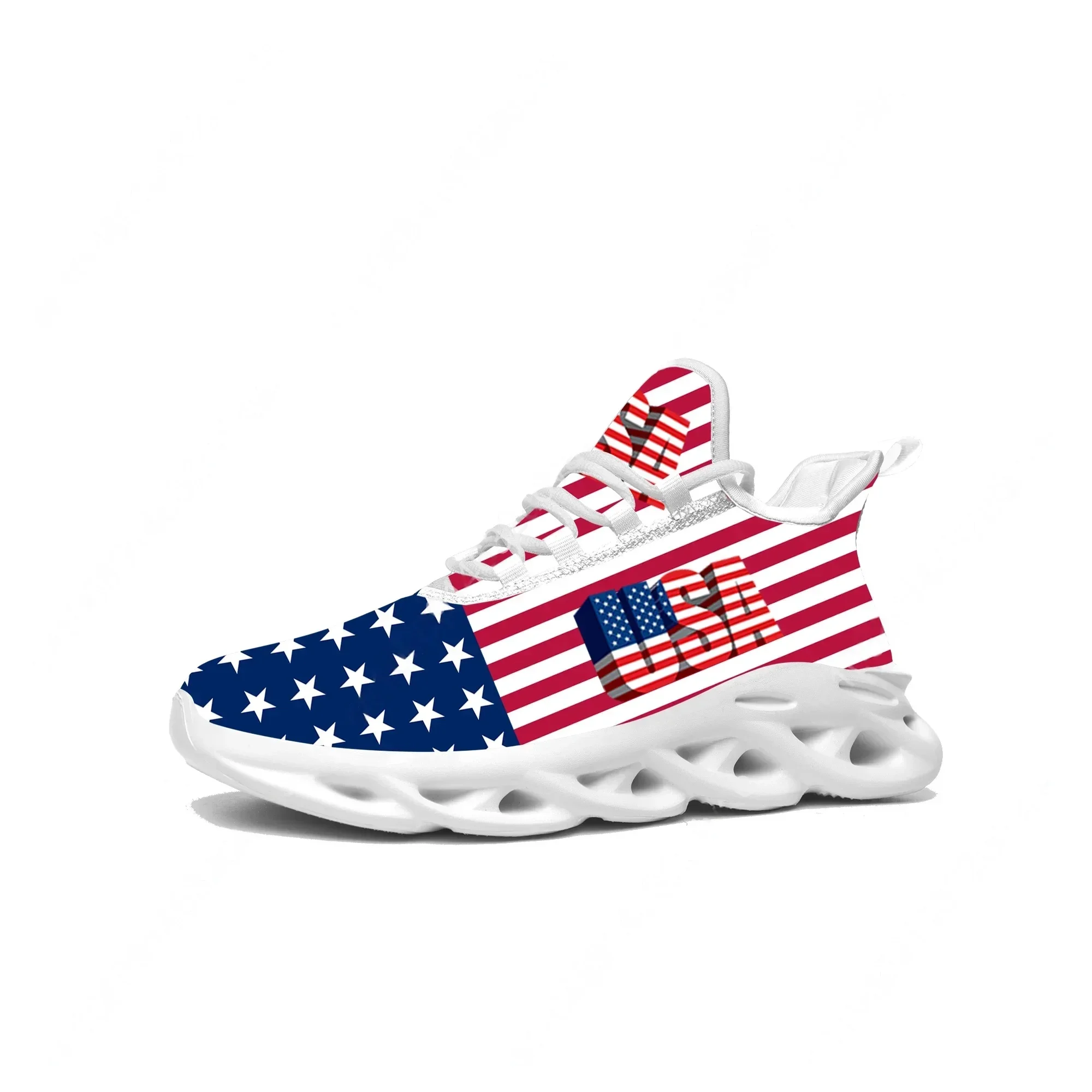 USA-Flagge Amerika Rot-Blau-We – Women'S Fashion Running Shoes Bewertung und Preis