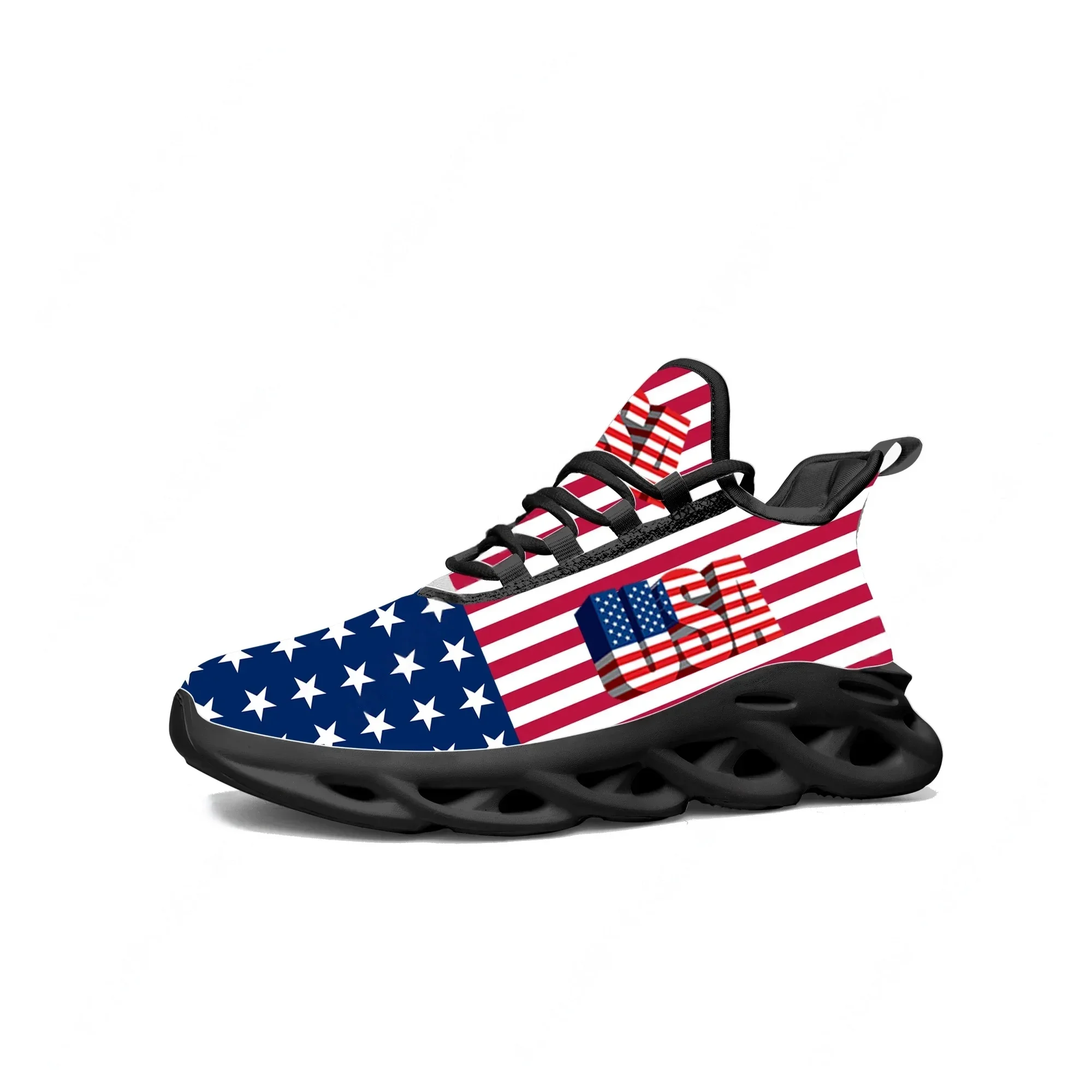 USA-Flagge Amerika Rot-Blau-We – Women'S Fashion Running Shoes Bewertung und Preis