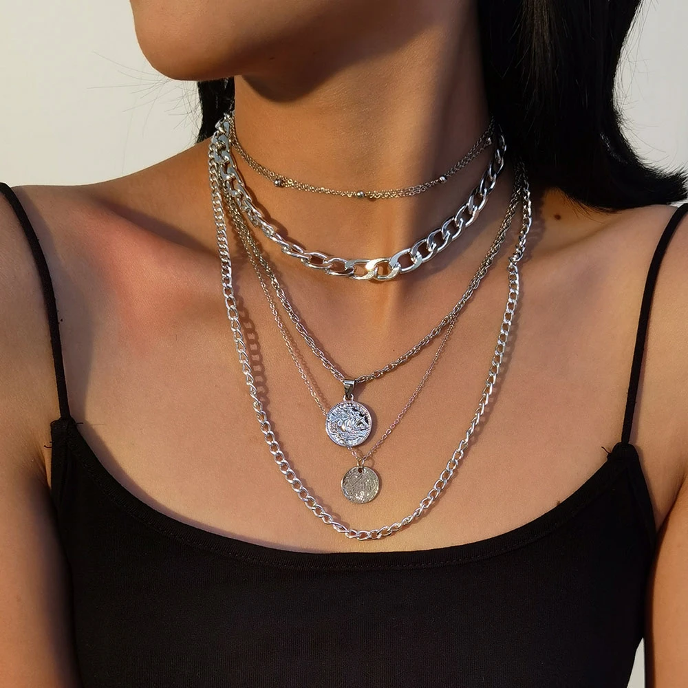 2022 Kragen Punk dicke Kette G – Women'S Fashion Show 2022 Bewertung und Preis