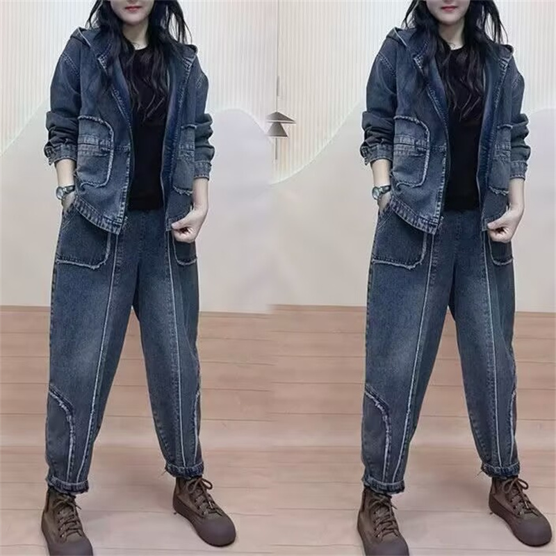 2024 Herbst Kapuze Qdenim Jack – Women'S Fashion Denim Jacket Bewertung und Preis