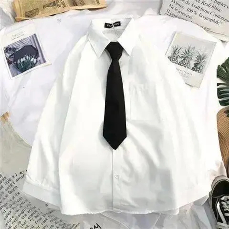 Weiße Frauen Schul hemden Mode – Women Fashion Japan Bewertung und Preis