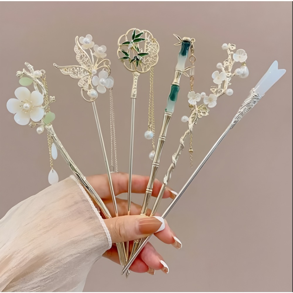 1/6 Stück Eleganter Haarstab i – Women Fashion Hair Style Bewertung und Preis