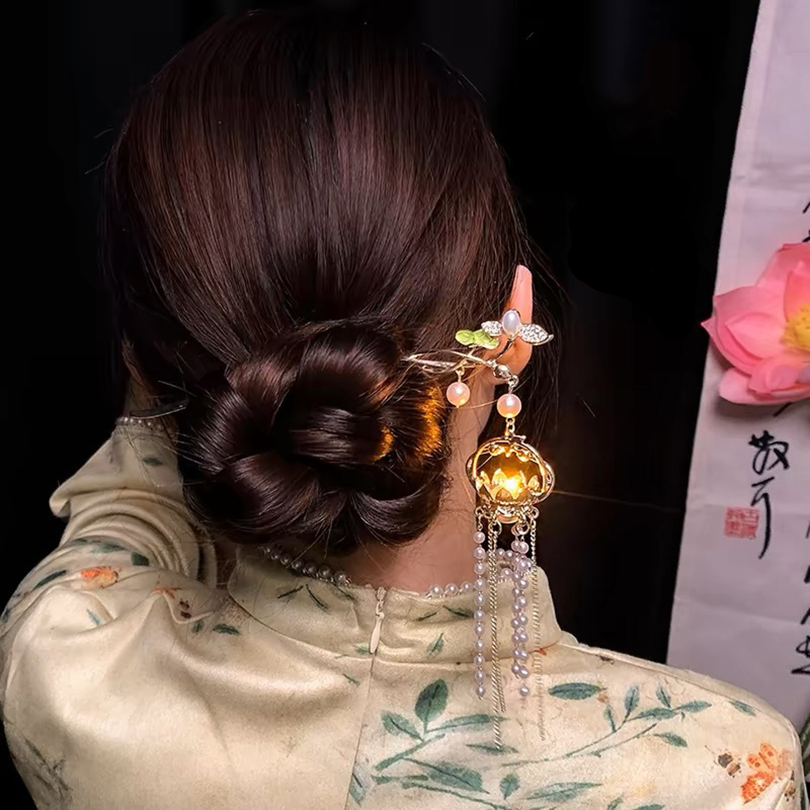 Leuchtende Blume Haarnadel Für – Women Fashion Hair Style Bewertung und Preis