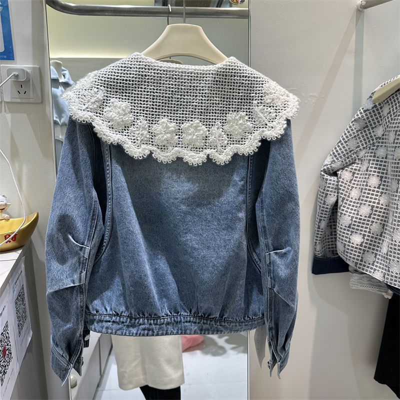 Frauen Frühling Herbst Neue Ko – Women'S Fashion Denim Jacket Bewertung und Preis
