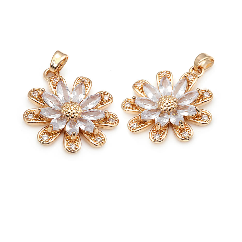 18K Goldfarbene Messing-Sonnen – Women Fashion Jewellery Bewertung und Preis