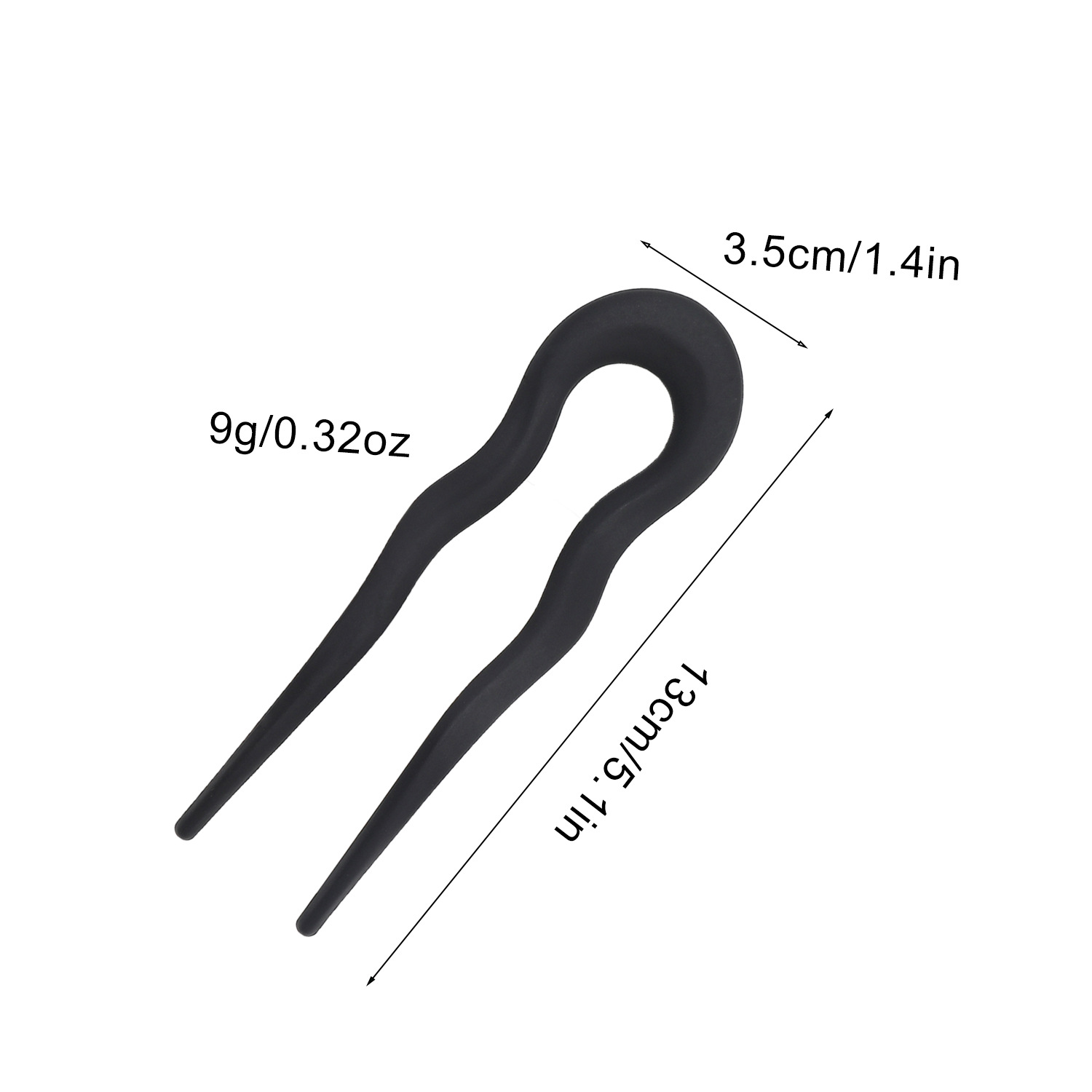 1/4 Stück einfache, mattierte  – Women Fashion Hair Style Bewertung und Preis