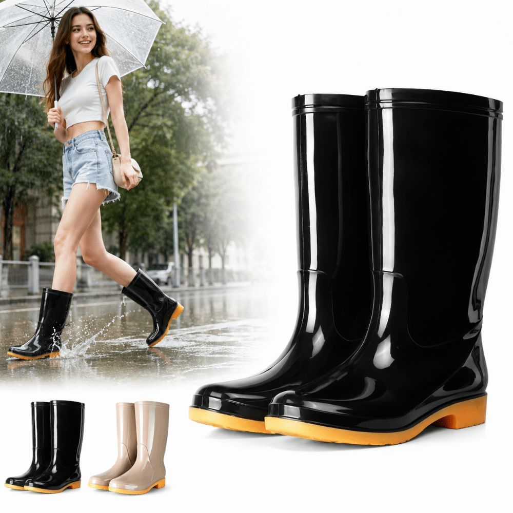 Rutschfeste Damen-Regenstiefel – Women'S Fashion Rain Boots Bewertung und Preis