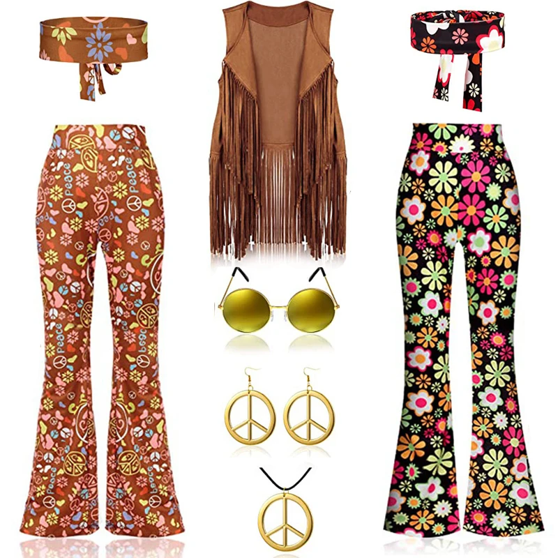 Hippie Disco 60er 70er Jahre C – Women'S Fashion From The 70S Bewertung und Preis